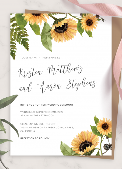 free printable wedding invitations rustic