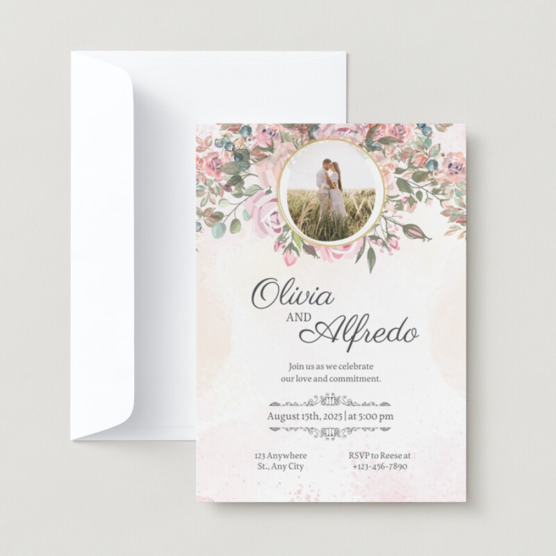 Customize 5,593+ Elegant Wedding Invitation Templates Online - Canva