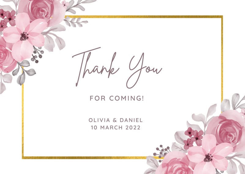 free printable wedding note cards