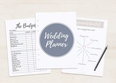free printable wedding planner binder pages