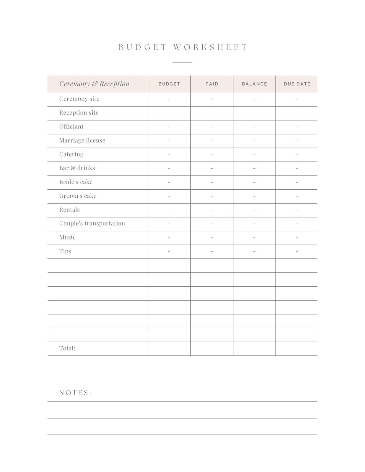 Free Printable Wedding Planner Perfect for Brides - Angie Holden ...