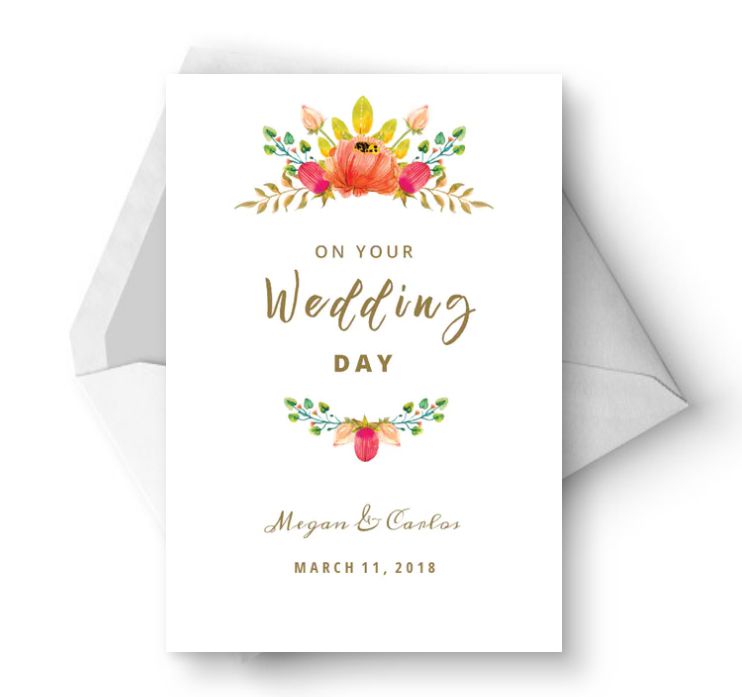 11 Free, Printable Wedding Cards that Say Congrats