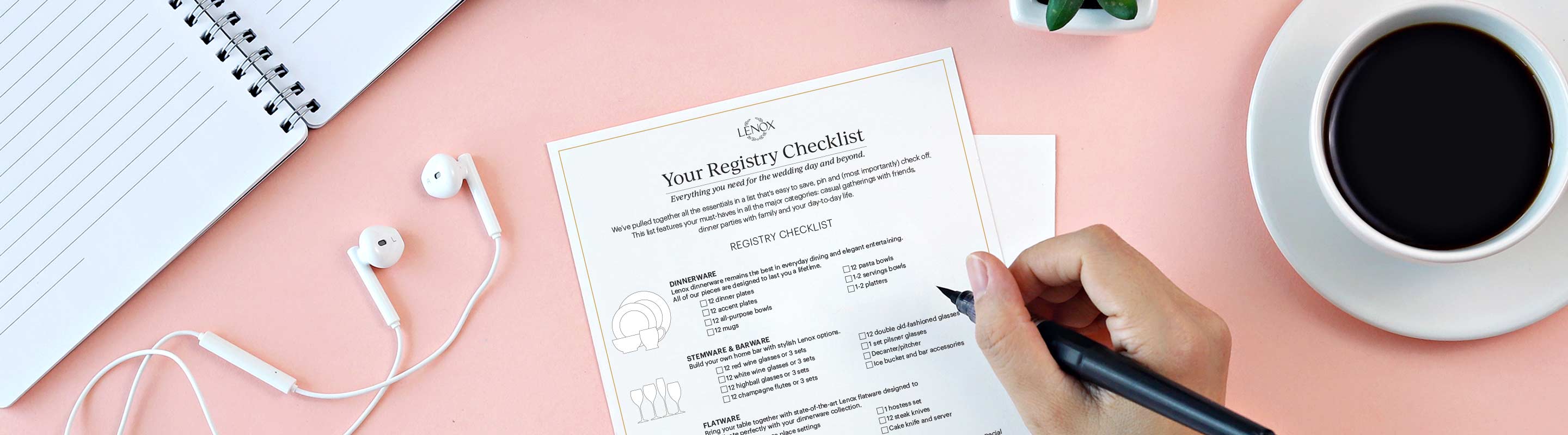 The Ultimate Wedding Registry Checklist - Lenox Corporation