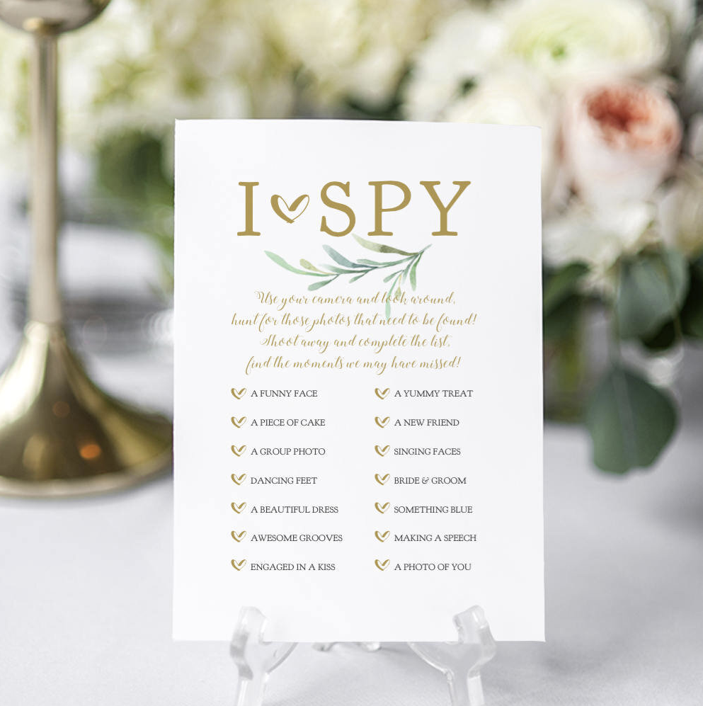 free printable wedding scavenger hunt