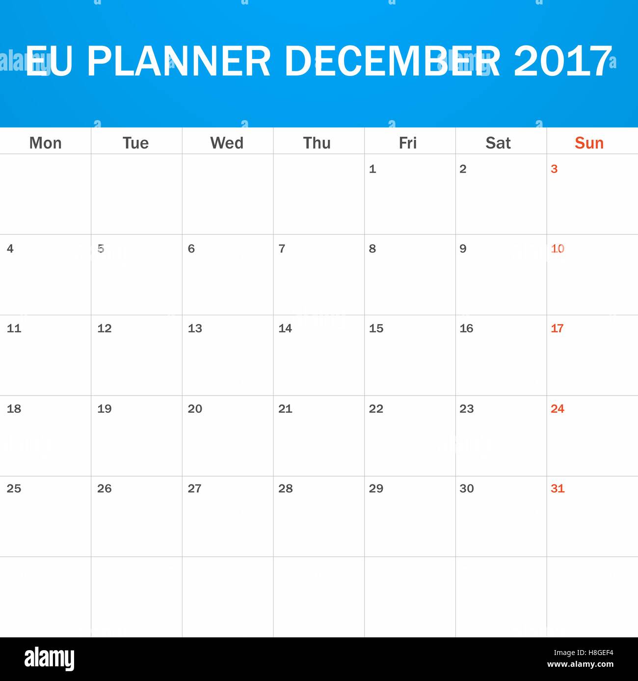 free printable weekly planner december 2017