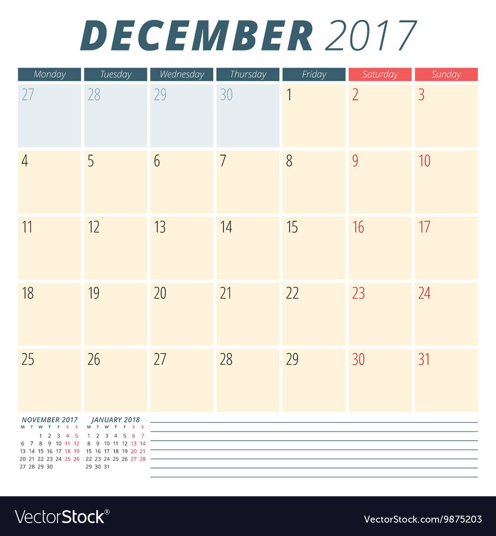 Free free printable weekly planner december 2017 Download Free free Free free printable weekly planner december 2017 Download Free free