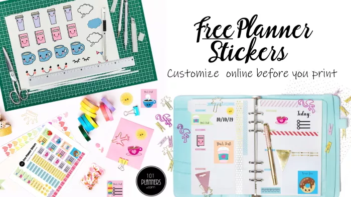 free printable weekly planner stickers
