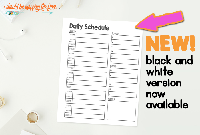 free printable weekly school planner