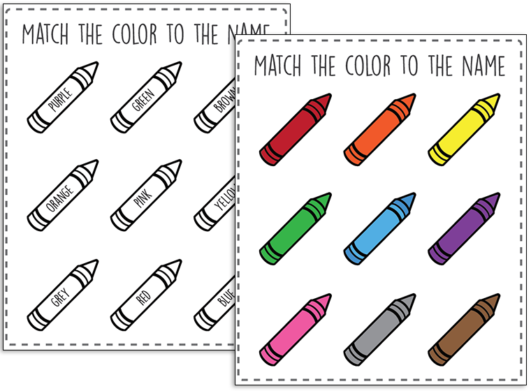 free printable word matching games