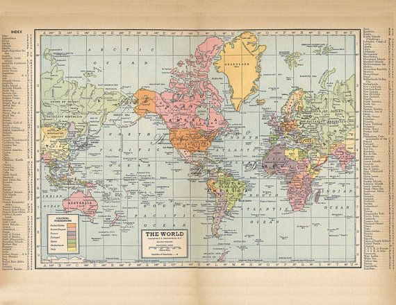 Old world map, a printable map for classroom decor, home decor ...
