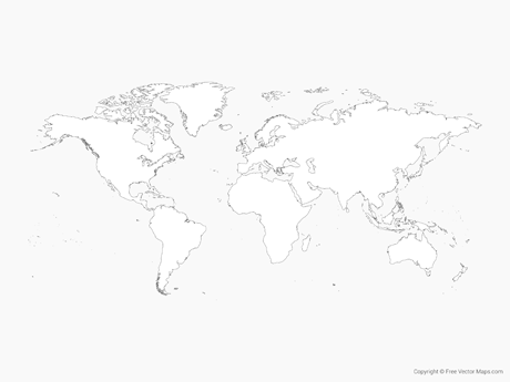 World Map PNGs for Free Download