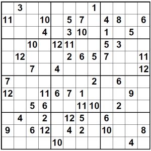 free printable x sudoku puzzles