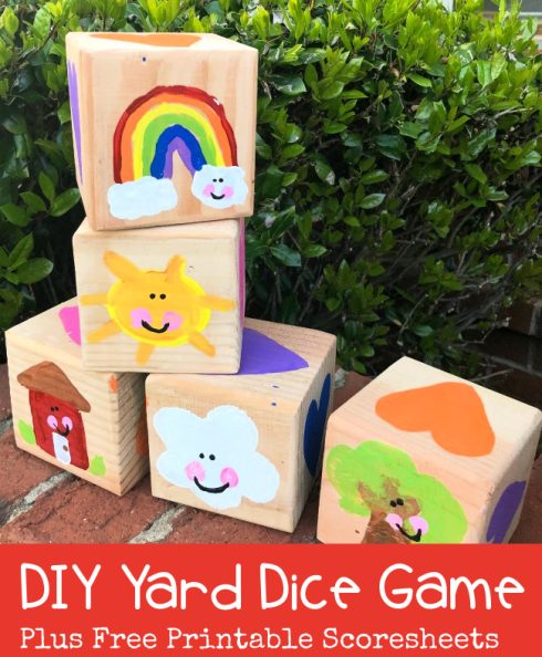 free printable yard dice games