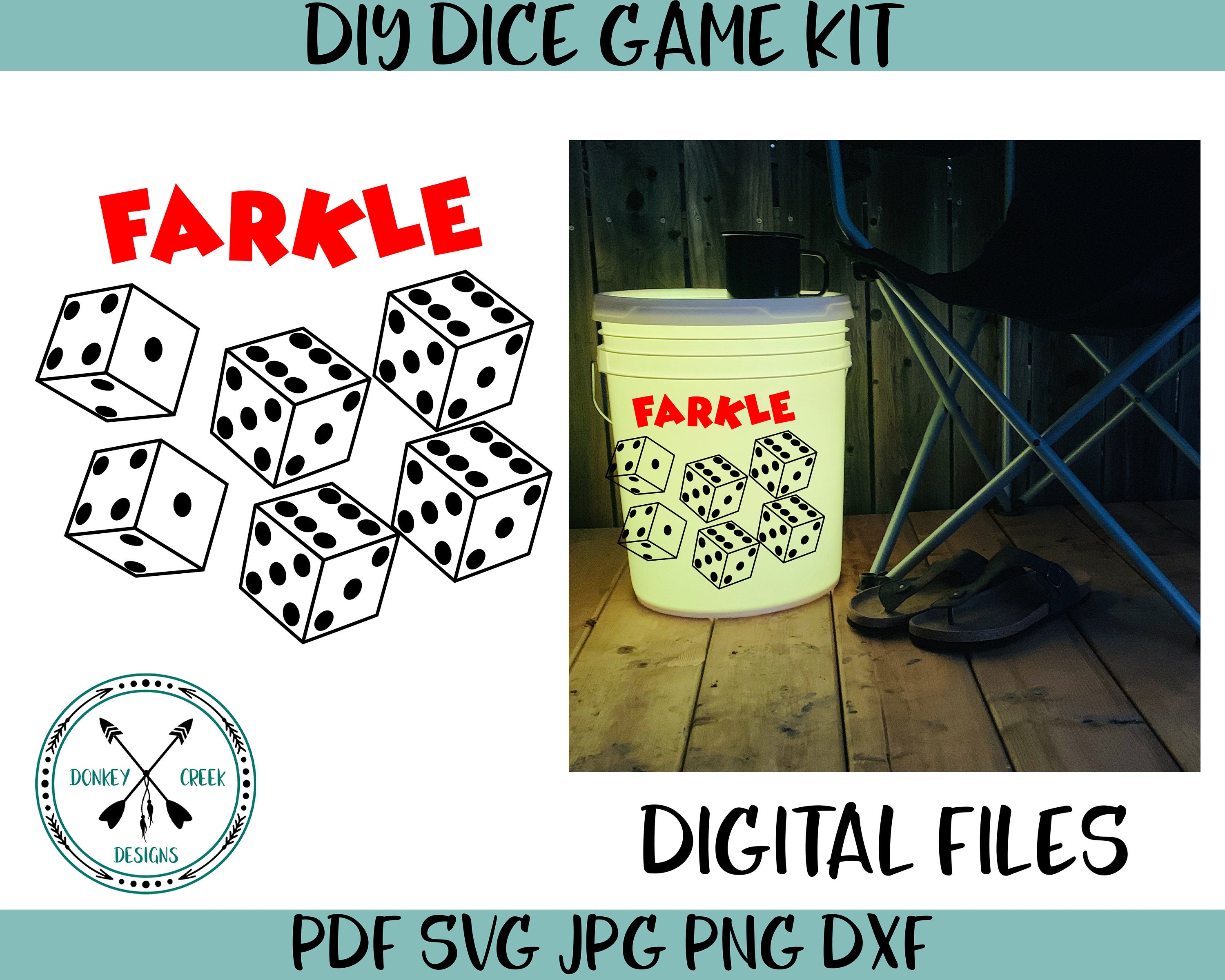 free printable yard dice games