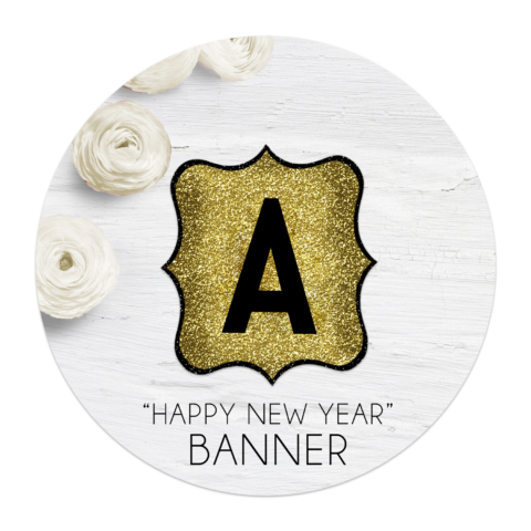 free printable yellow banner letters