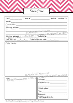 free printable younique order forms