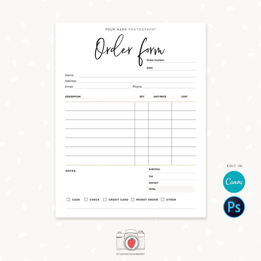 free printable younique order forms
