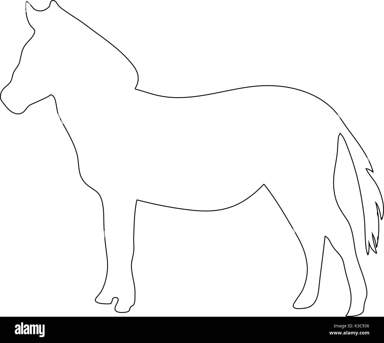 Zebra outline Cut Out Stock Images &  Pictures - Alamy