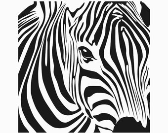 Zebra Stripe Stencil | Designer Stencils