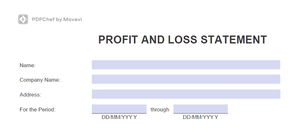 free profit and loss worksheet