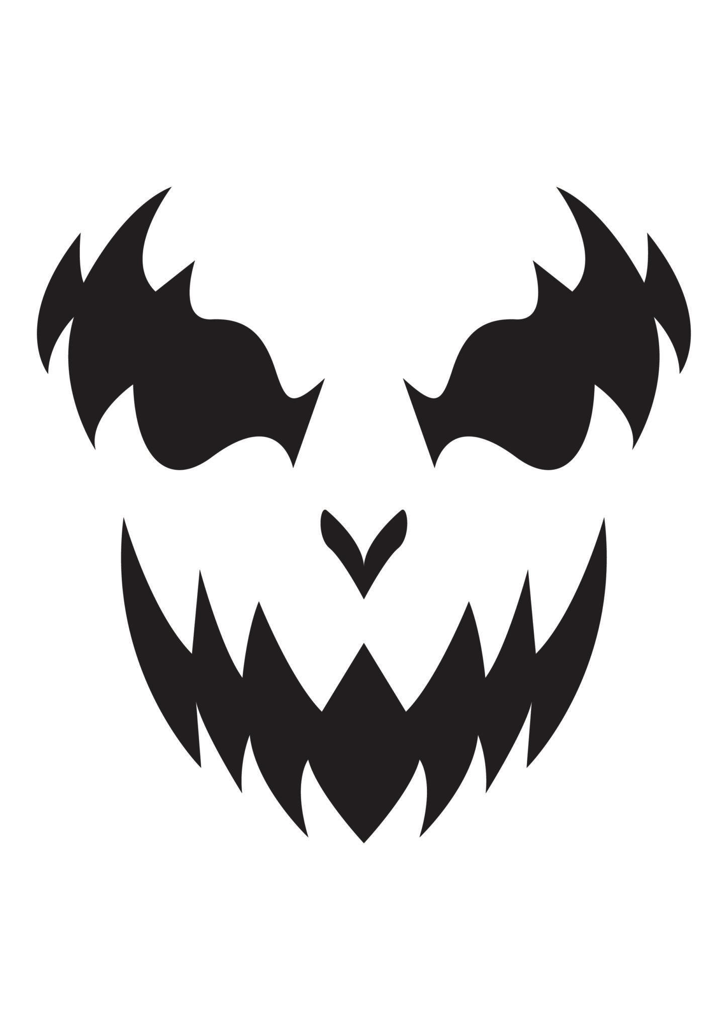 Free Printable Pumpkin Carving Templates | Partyrama Blog