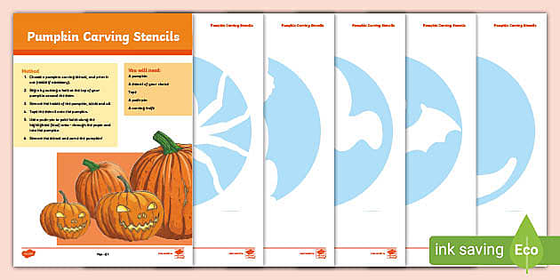 free pumpkin templates printable uk