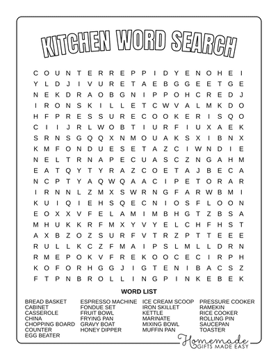 Best Free Word Search Printable Puzzles for Kids &  Adults