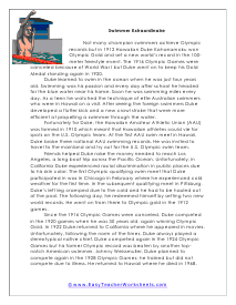 free reading comprehension worksheet 6th grade