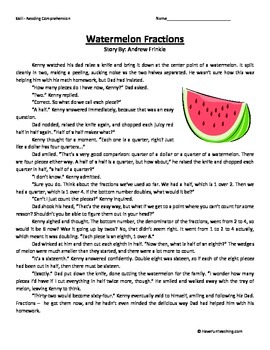 free reading comprehension worksheet for 4th grade
