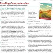 free reading skills worksheet