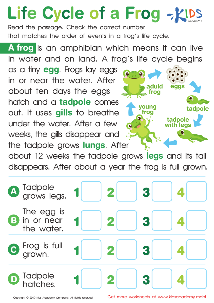 Free Online Reading Comprehension Worksheets for Grade 2