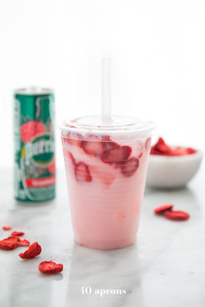 Healthy Pink Drink Strawberry Refresher (Whole30, Caffeine-Free ...