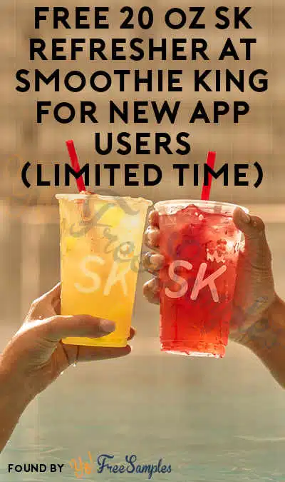 FREE 20 oz SK Refresher at Smoothie King for New App Users Through ...