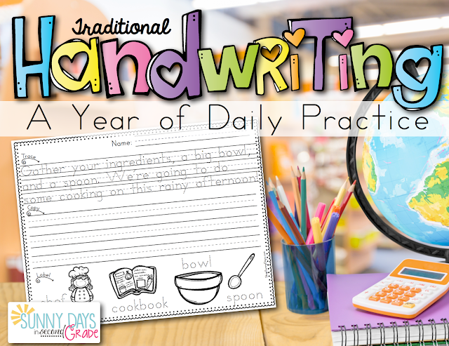Working Handwriting into your Literacy Block - Sunny Days in ...