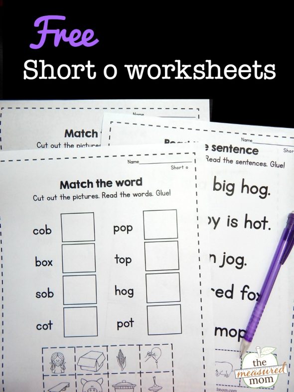free short a worksheet