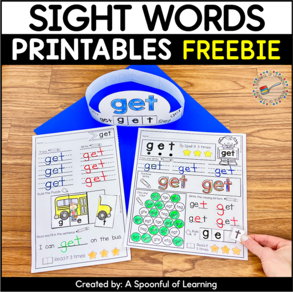 free sight words worksheet