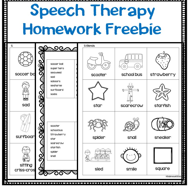 Free Speech Therapy Activities | PDFs, Games, &  Materials