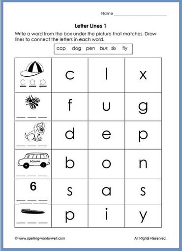 free spelling worksheet for adults