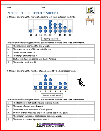 Statistics Worksheets