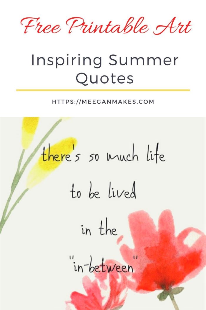 free summer printable art