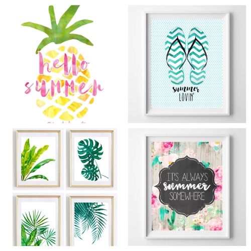 free summer printable art