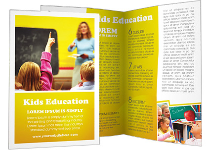 Teacher - Brochure Template - SmileTemplates.com