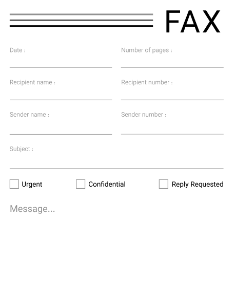 free template fax cover sheet microsoft word
