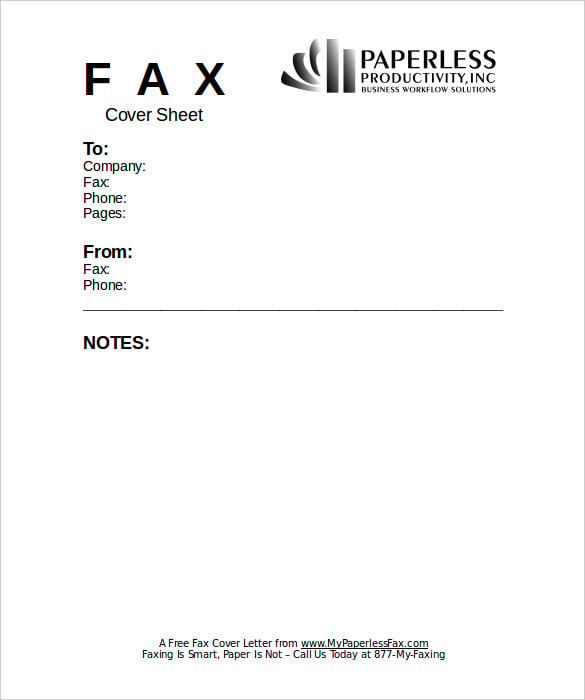 free template fax cover sheet microsoft word
