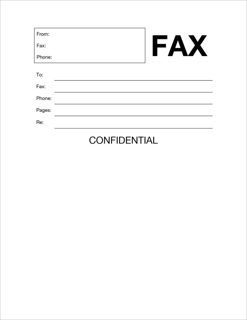 Free free template fax cover sheet microsoft word Download Free free