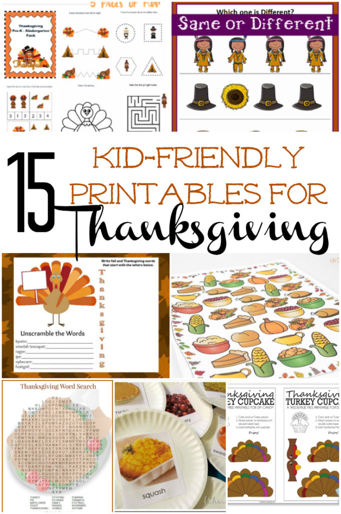 free thanksgiving activities