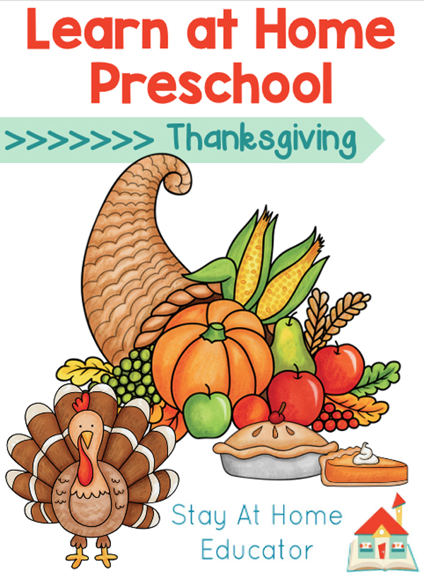 Free Thanksgiving Preschool Lesson Plans - Stay At Home Educator