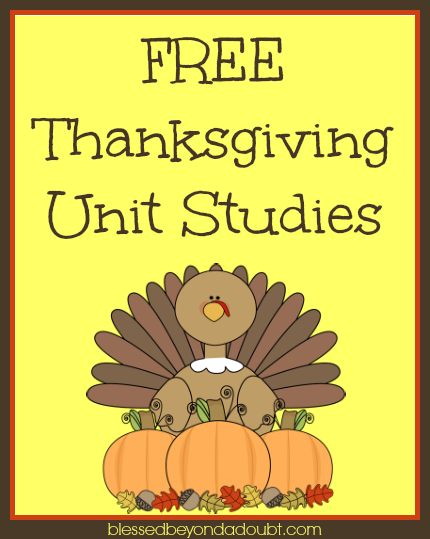 free thanksgiving curriculum