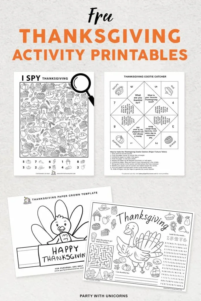 free thanksgiving curriculum