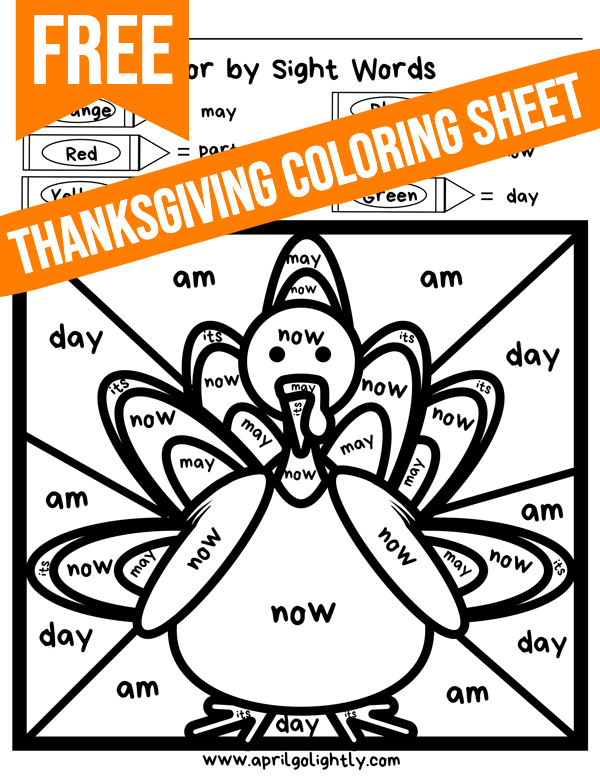 free thanksgiving pictures to color